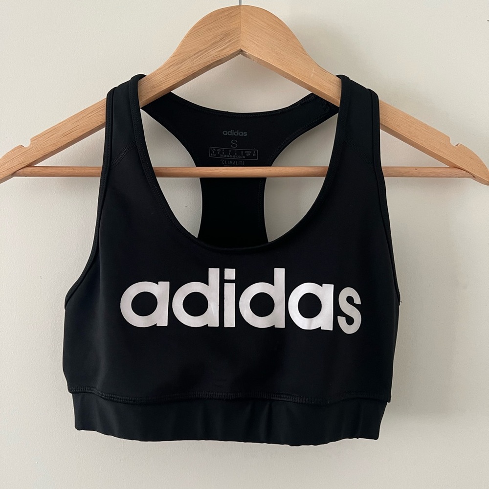 Adidas sport bra size S, black